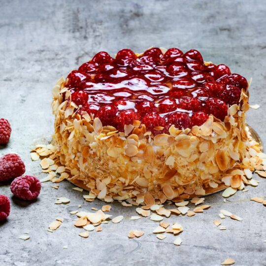 Torta di Lampone (Málnás torta)