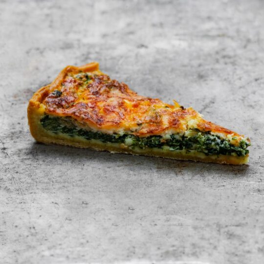 Spenótos-ricottás quiche