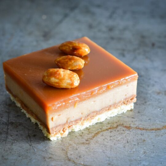 Caramel salato e mandorle (Sós karamellás)